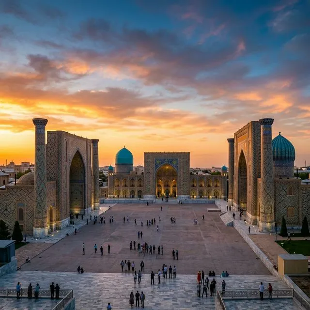 Explorando a Rota da Seda: Mistério e Azulejos no Uzbequistão