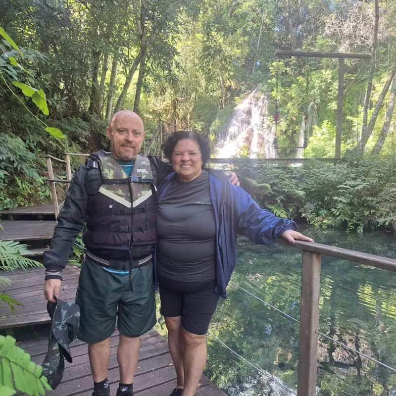 Joice e Rui em Bonito/MS