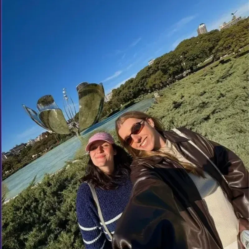 Júlia e Manuela em Buenos Aires